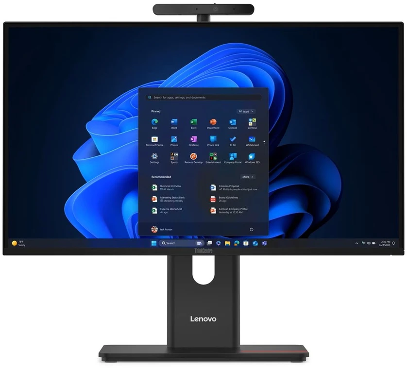 Lenovo ThinkCentre AIO M90a G6 Ultra 5 235 23,8"FHD IPS 120Hz 250nits Matt 16GB DDR5 5600 SSD512 GeForce RTX 4050_6GB Cam5MP+IR NoOS 3Y OnSite