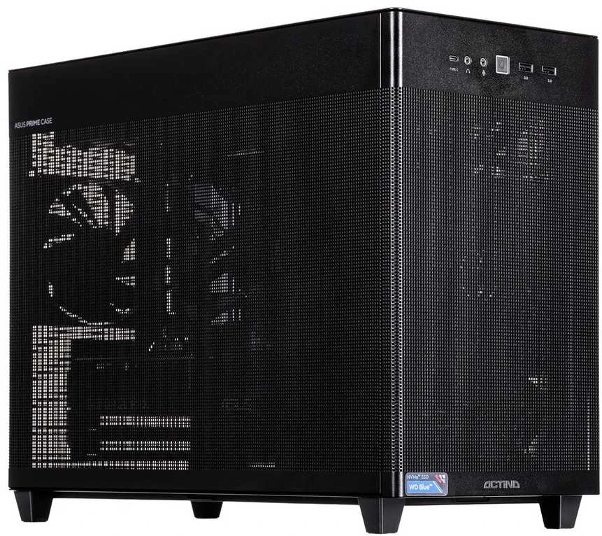 Stacionarus kompiuteris Actina 5901443430384 PC AMD Ryzen™ 7 8700F 32 GB DDR5-SDRAM 1 TB SSD NVIDIA GeForce RTX 5060 Mini Tower Juodas