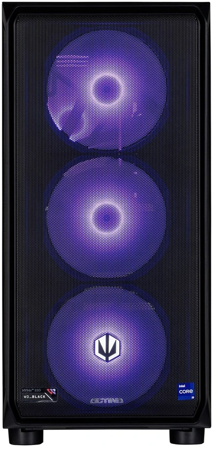 Stacionarus kompiuteris Actina 5901443414063 asmeninis kompiuteris Intel Core Ultra 9 285K 64 GB DDR5-SDRAM 2 TB SSD NVIDIA GeForce RTX 5090 Midi Tower Juodas