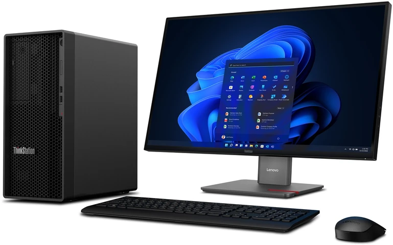 Stacionarus kompiuteris „Lenovo ThinkStation P2 Tower Gen 2“ su „Intel Core Ultra 7 265K“ procesoriumi, 32 GB DDR5-SDRAM, 1 TB SSD, „NVIDIA GeForce RTX 5070“, „Windows 11 Pro“ darbo stotis, Juodas