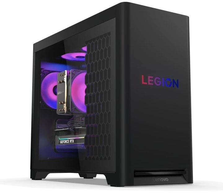 Stacionarus kompiuteris Lenovo Legion T5 30AGB10 Ryzen 7 7700X 32GB DDR5 5600 2TB SSD GeForce RTX 5070 12GB Windows 11 Eclipse Juodas