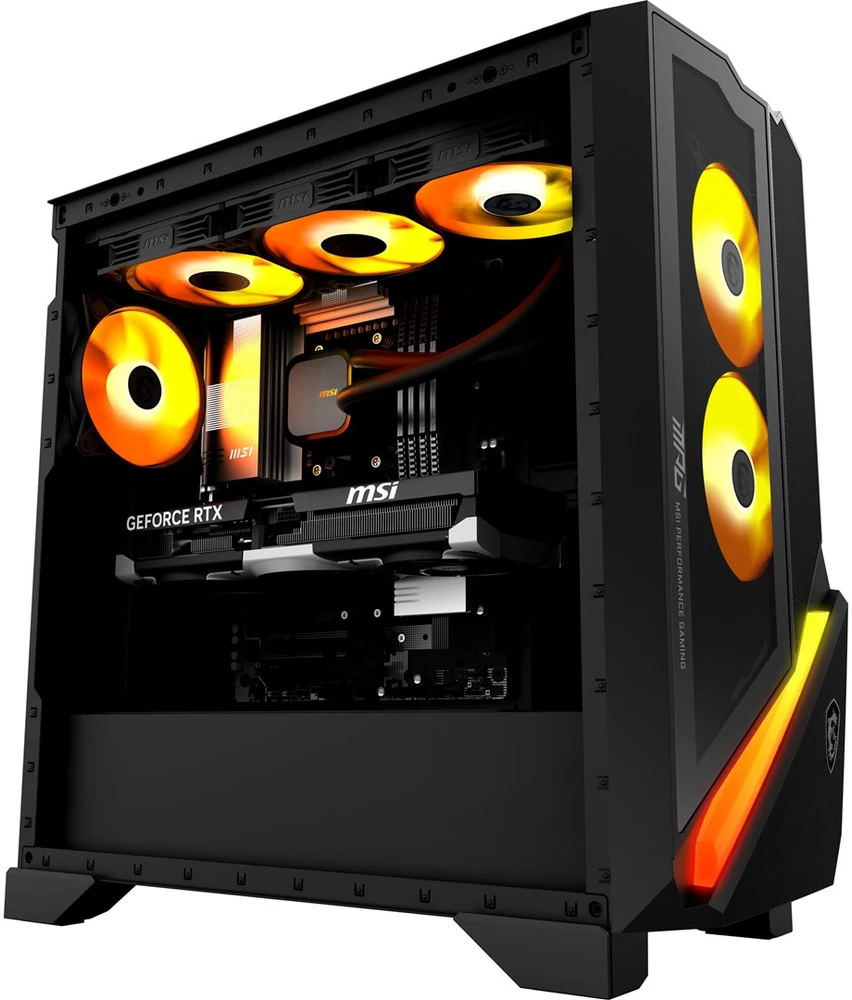 Stacionarus kompiuteris MSI MPG Infinite Z3 X3D 7NVRR7-875EU Ryzen 7 7800X3D 32GB DDR5 SSD1TB GeForce RTX 5070 12G SHADOW 2X AMD/RZ616 Wi-Fi 6E Bluetooth 5.3 850W Win11 Juodas 2Y