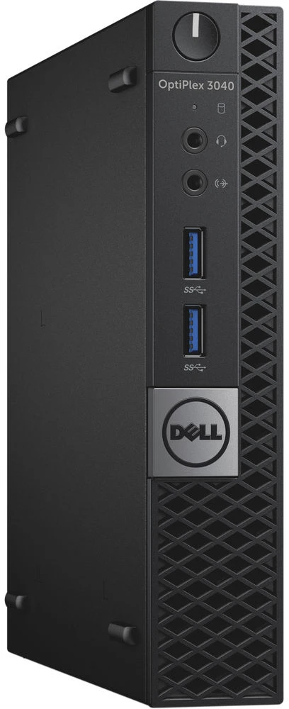 Stacionarus kompiuteris Dell OptiPlex 3040 micro/Intel® Core™ i3-6100T (2C/4T, 3,2 GHz, 3 MB) | 4 GB DDR3L | 256 GB SSD | Intel® HD Graphics 530 | Windows 10 PRO/Atnaujintas