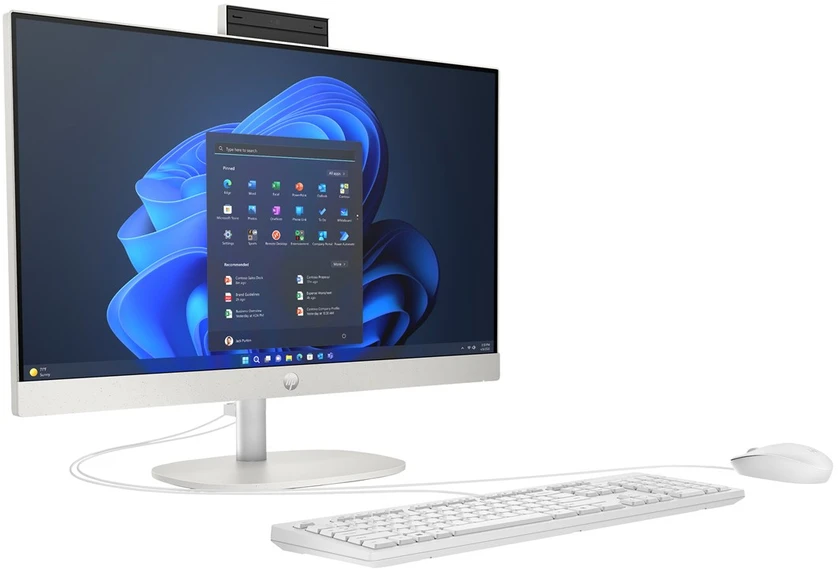 Hewlett Packard (HP) Stacionarus Kompiuteris - HP ProOne 240 G10 AiO, Intel Core Ultra 5, 16GB DDR5, 512GB SSD, Juodas