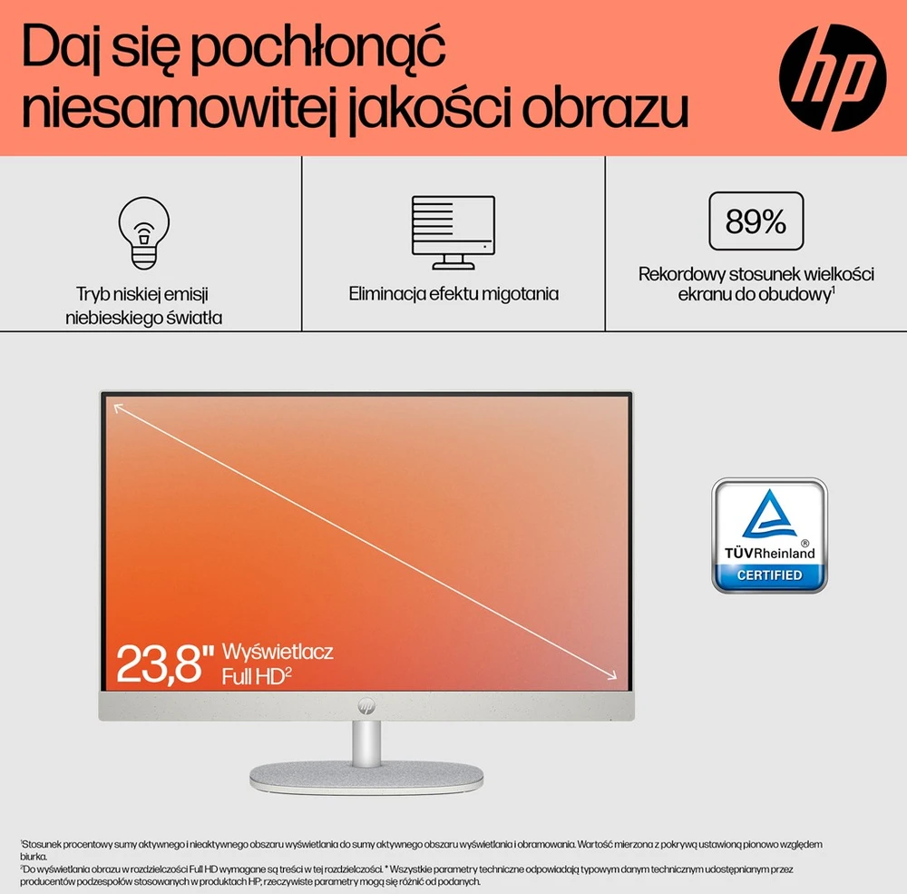 Stacionarus kompiuteris Hewlett Packard (HP) Visas viename kompiuteris - HP 24-cr0332nw, Ryzen 7, 16 GB RAM, 512 GB SSD, Full HD, Baltas