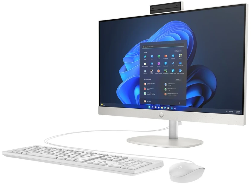 Hewlett Packard (HP) Stacionarus Kompiuteris - HP ProOne 240 G10 AiO, Intel Core Ultra 5, 16GB DDR5, 512GB SSD, Juodas