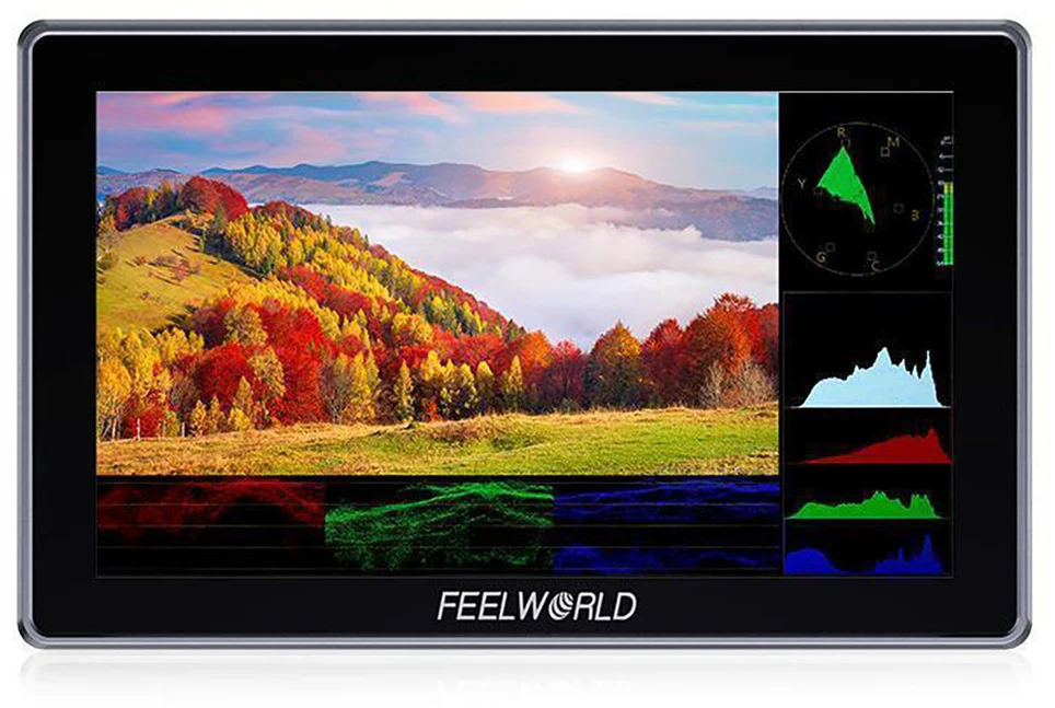 Stacionarus kompiuteris Monitorius - Feelworld H5 5,5 colio 12G SDI Full HD 1 200 cd/m² 4K 60 kadr./s