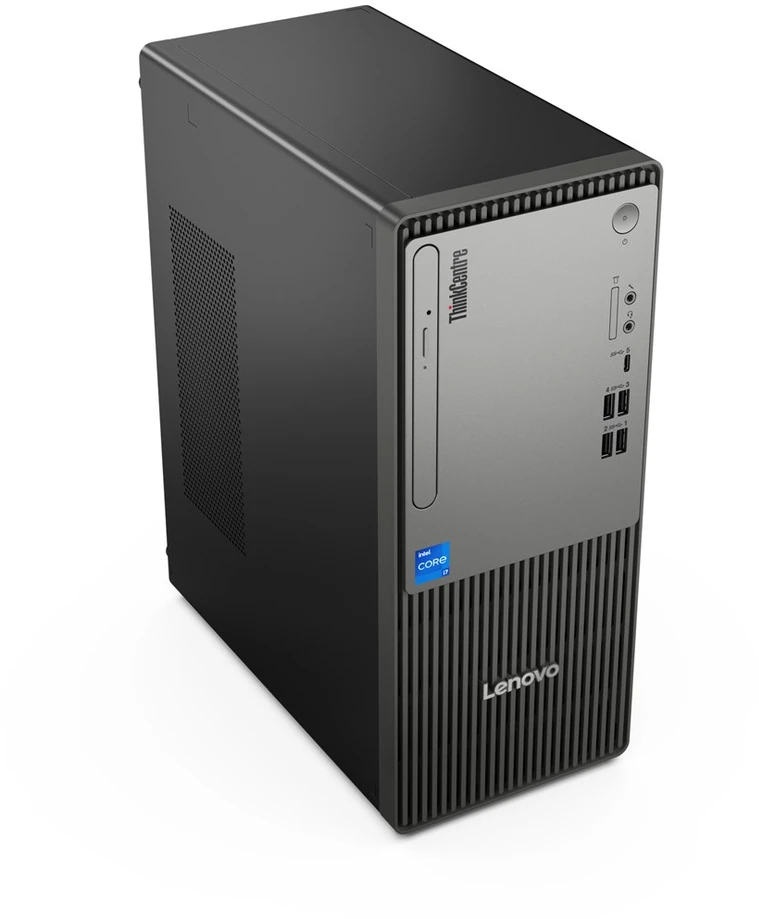 Stacionarus kompiuteris Lenovo ThinkCentre neo 50t Gen 5 Intel® Core™ i3 i3-14100 8 GB DDR5-SDRAM 256 GB SSD Windows 11 Pro Tower PC Juodas