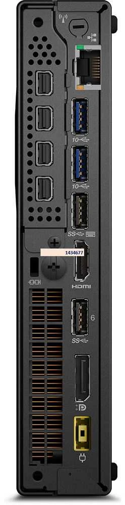 Stacionarus kompiuteris Lenovo ThinkStation P330 Tiny; Intel® Core™ i7-8700T (6C/12T, 2.4 - 4.0 GHz, 16 MB) | 32 GB DDR4-2666 | 512 GB SSD | NVIDIA® P620 2 GB | Windows 11 PRO | Atnaujinta