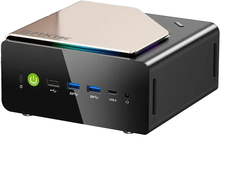 GMKTEC EVO-T2S mini kompiuteris su Intel Panther Lake X7 358H, 64GB ir 1TB