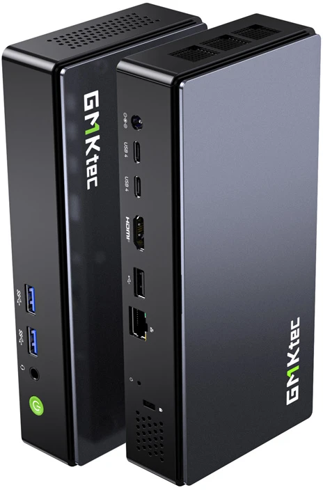 „GMKtec K13 Mini PC“ su „Core Ultra 7 256V“, 16 GB RAM, 512 GB saugykla ir „Windows 11 Pro“