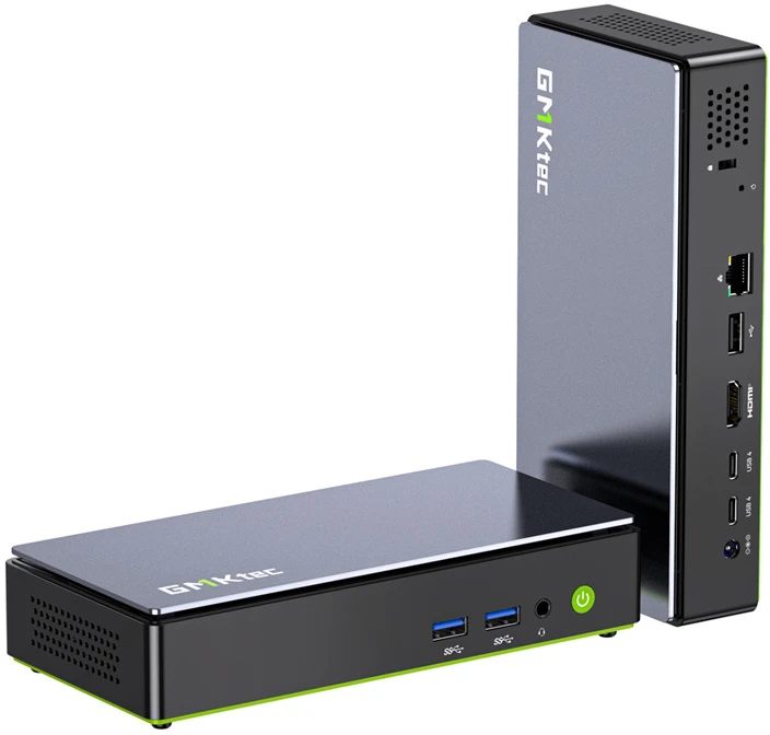 „GMKtec K13 Mini PC“ su „Core Ultra 7 256V“, 16 GB RAM, 512 GB saugykla ir „Windows 11 Pro“