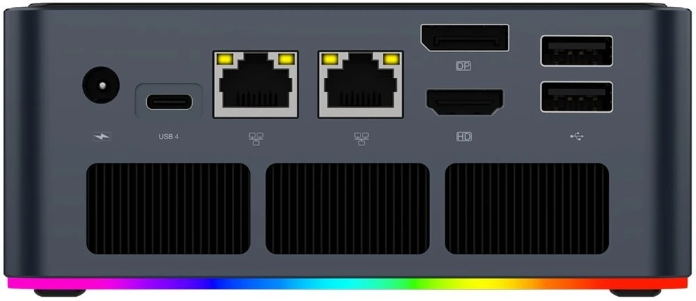 „Qoobe U155H“ mini kompiuteris su „Core Ultra 7 155H“ procesoriumi, 16 GB atmintimi, 512 GB SSD ir „Windows 11 Pro“, juodas (prekės ženklas „Morefine“)