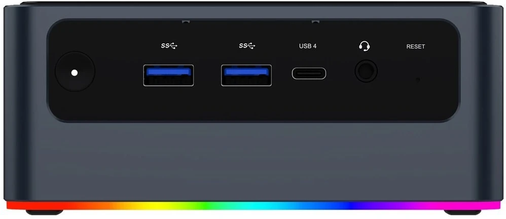 „Qoobe U155H“ mini kompiuteris su „Core Ultra 7 155H“ procesoriumi, 16 GB atmintimi, 512 GB SSD ir „Windows 11 Pro“, juodas (prekės ženklas „Morefine“)