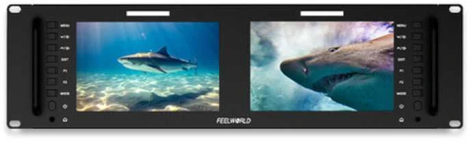 Stacionarus kompiuteris Vaizdo monitorius - Feelworld D71 PLUS H Dual Rack Monitorius 7" 1900x1200 IPS