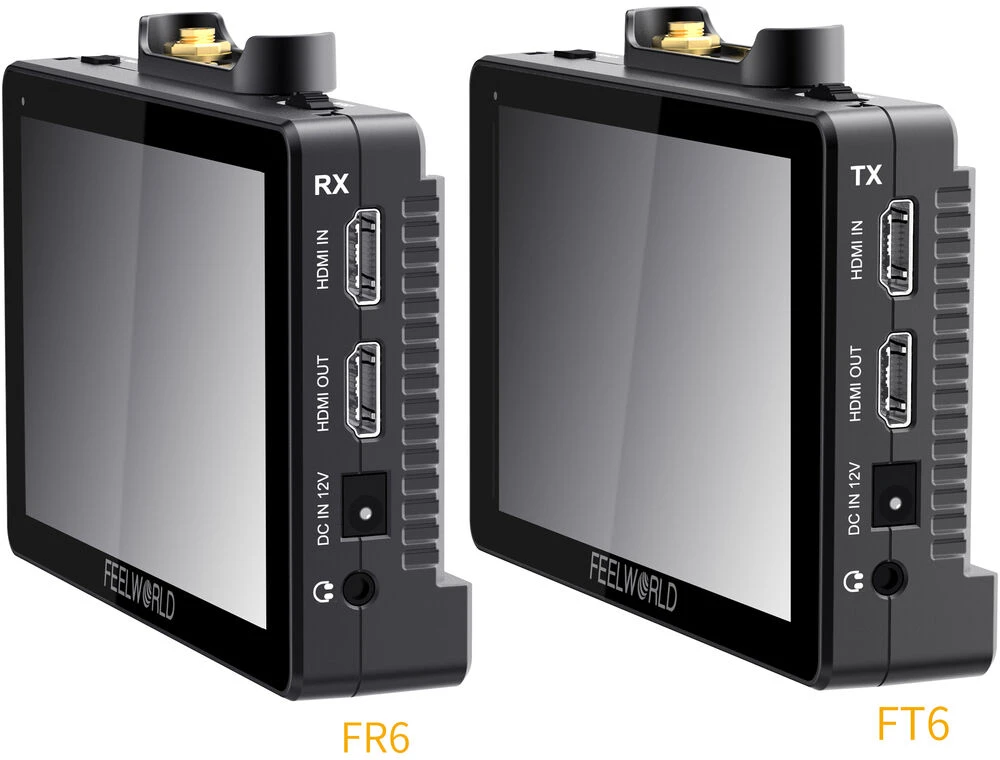 Stacionarus kompiuteris Vaizdo monitorius - Feelworld FT6 + FR6 5.5" 4K jutiklinis dvigubas monitorių sistema