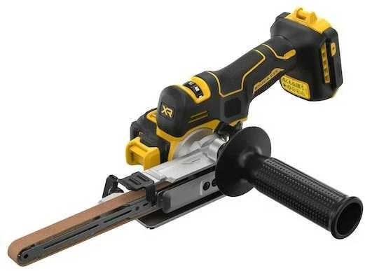 Juostinis šlifuoklis DeWalt DCM200N-XJ; 18 V (Be akumuliatoriaus ir pakrovėjo)