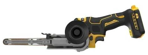Juostinis šlifuoklis DeWalt DCM200N-XJ; 18 V (Be akumuliatoriaus ir pakrovėjo)