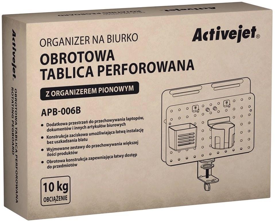 Stalo organizatorius - Activejet APB-006B juodas