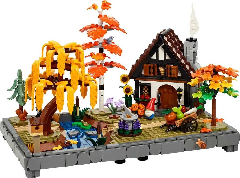 Statybų rinkinys - LEGO ICONS 11372 Rudeninis sodo namelis (LEGO, 1102 ...
