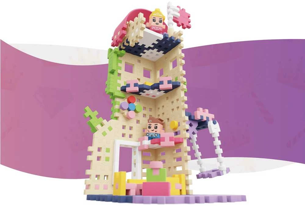 Marioinex Mini vaflių kaladėlės Tower of Fantasy 148 vnt 2 figūrėlės ZA5493