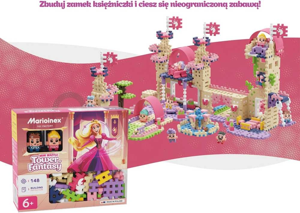 Marioinex Mini vaflių kaladėlės Tower of Fantasy 148 vnt 2 figūrėlės ZA5493