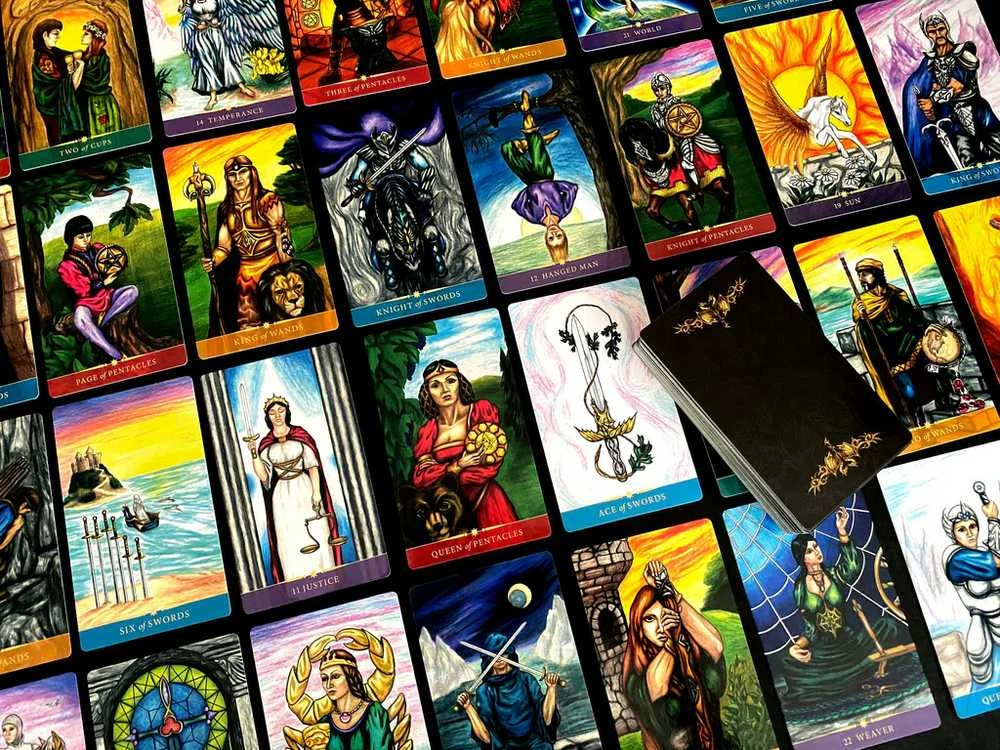 Steele Wizards Tarot Kortos Schiffer Publishing