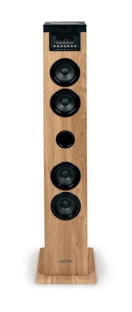 Muzikinis centras Stereo Sistema - Thomson Garso Bokštas 60W CD USB SD Radijas Aux Juodos Spalvos.