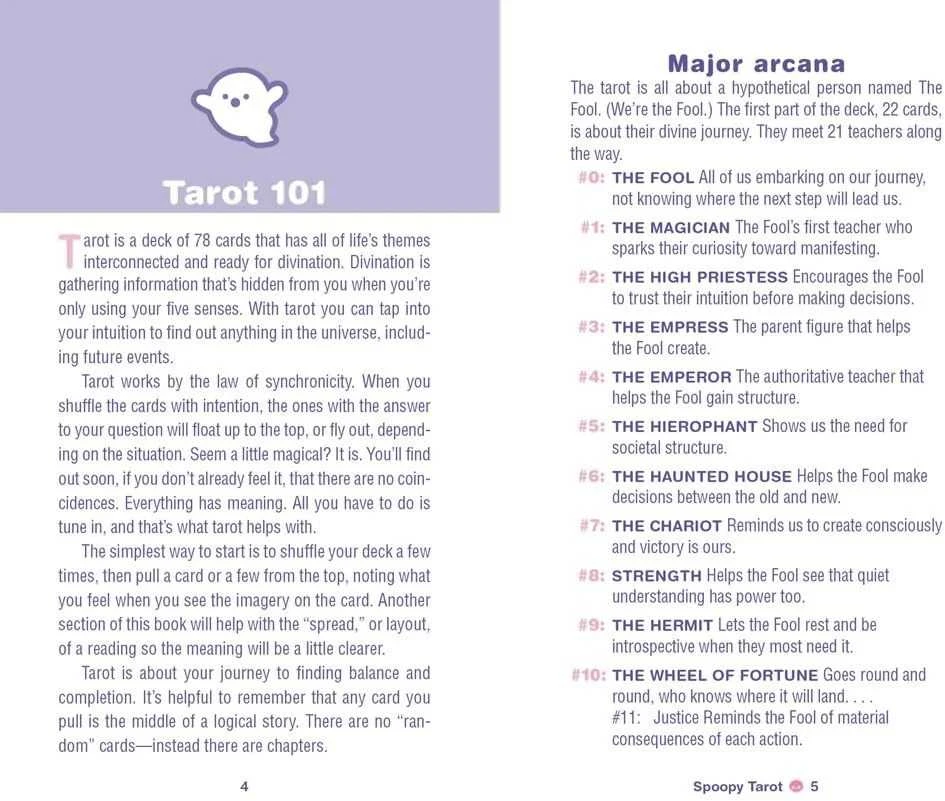 Sterling Ethos Taro kortų rinkinys - Spoopy Tarot 78 Kortų su Gido Knyga 512g