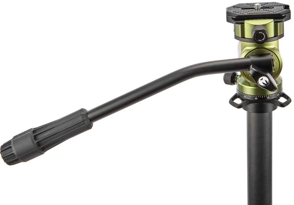 Stovas - 3 Legged Thing AirHed Vision Fluid Head 5kg 165° samanų žalia