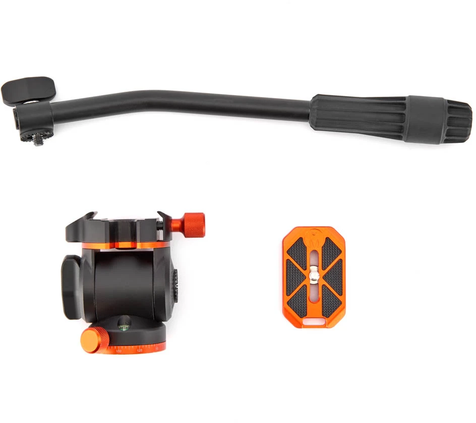 Stovas - 3 Legged Thing AirHed Vision Fluid Head 5kg Juodas/Kupros