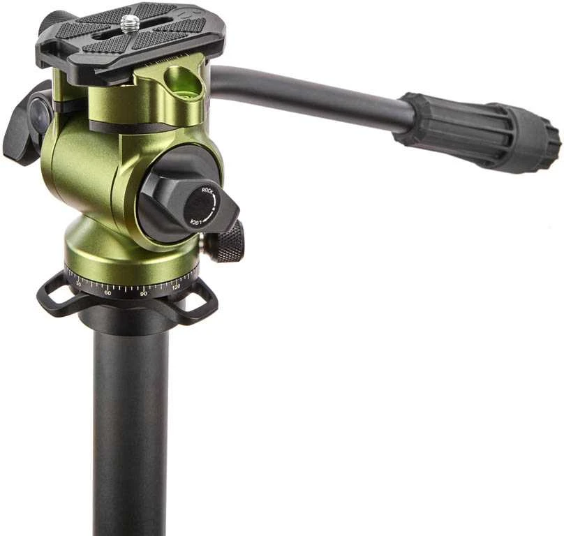 Stovas - 3 Legged Thing AirHed Vision Fluid Head 5kg 165° samanų žalia