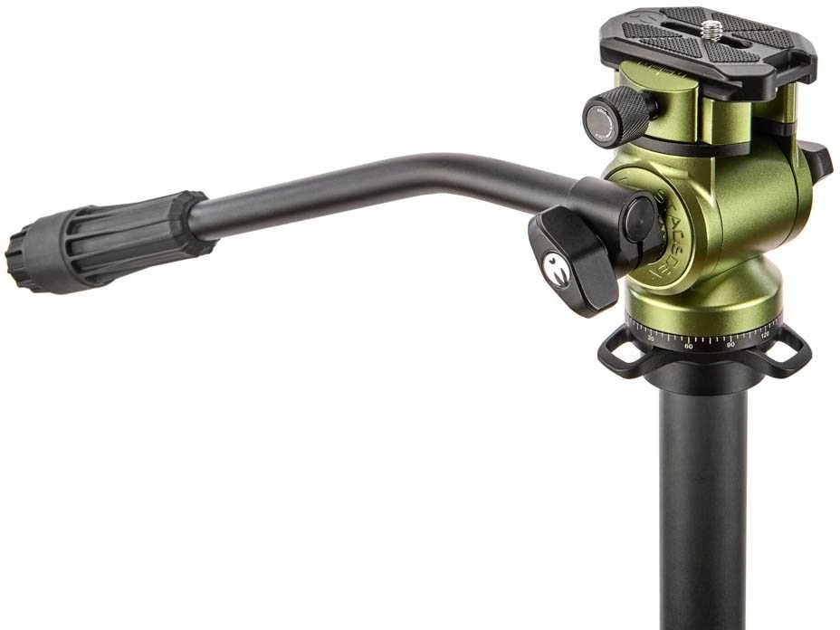 Stovas - 3 Legged Thing AirHed Vision Fluid Head 5kg 165° samanų žalia