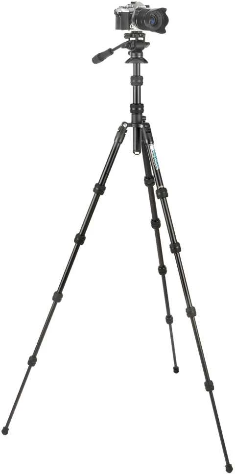 Stovas - 3 Legged Thing Punks Corey 2.0 Kompaktiškas Kelioninis Stovas 5kg Juodas/Juodas