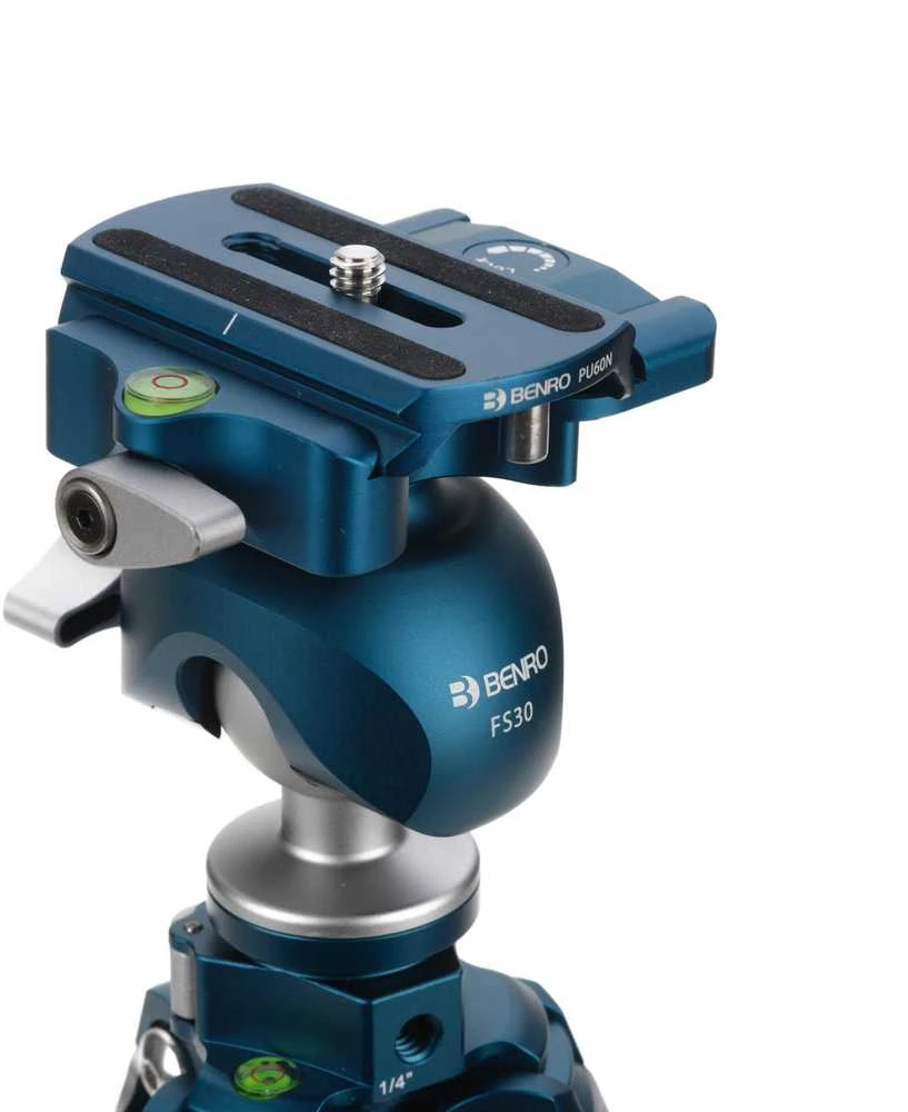 Stovas - Benro FS30 Kamuolinis Galvutė Aliuminio Greitas Išleidimas Juodas
