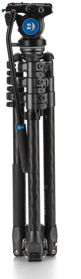Stovas - Benro Rhino 24C+S4PRO (profesionalus, skysčio galva, reguliuojamas aukštis)