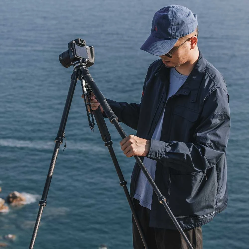 Stovas - Falcam TreeRoot Quick Lock Travel Tripod, 10 kg apkrova, anglies pluoštas