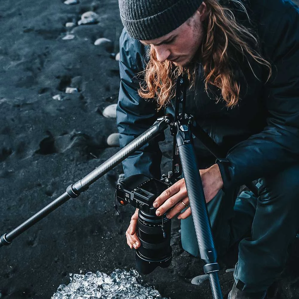 Stovas - Falcam TreeRoot Quick Lock Travel Tripod, 10 kg apkrova, anglies pluoštas