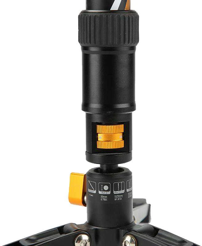 Stovas - Fotopro AK 64+ Monopod 157cm 1.02kg 5kg Juodas