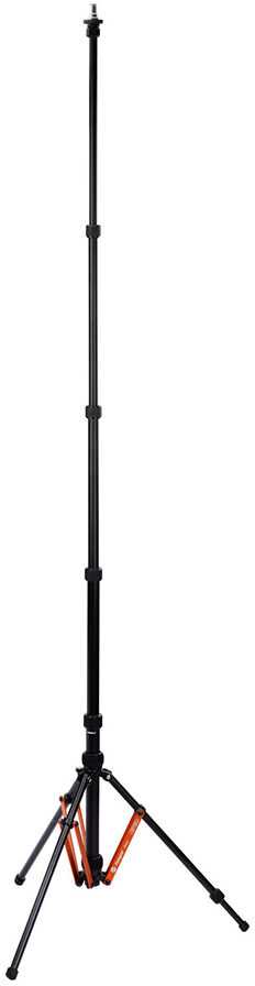 Stovas - Fotopro TR 02A Aliuminio Šviesos Stovas 184cm 2kg Juodas/Oranžinis