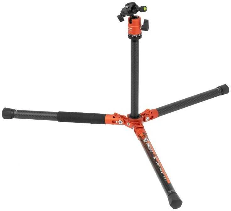 Stovas - Fotopro X-Aircross 2C Anglies Pluošto 151cm 900g 360° Pasukamas Oranžinis