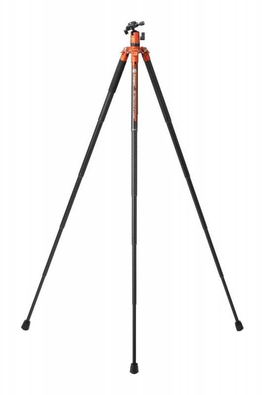 Stovas - Fotopro X-Aircross 2C Anglies Pluošto 151cm 900g 360° Pasukamas Oranžinis