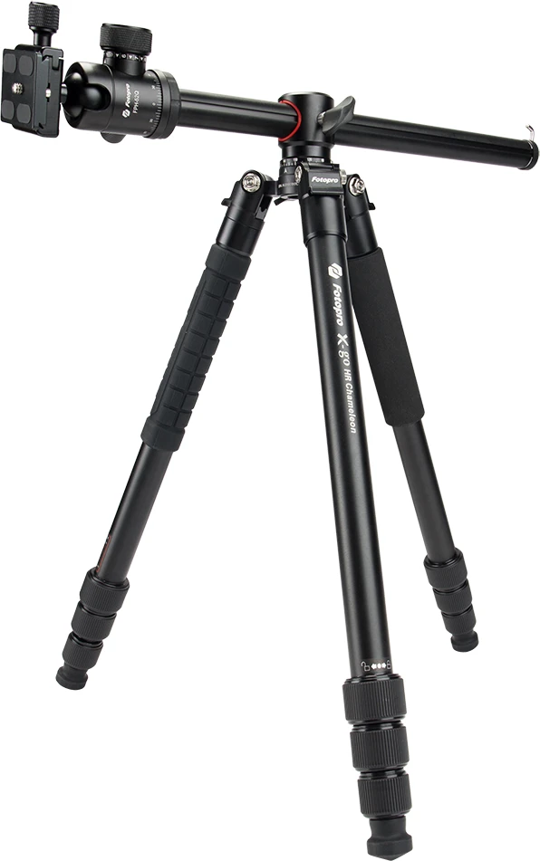 Stovas - Fotopro X Go HR Chameleon 156cm 8kg Monopod Juodas