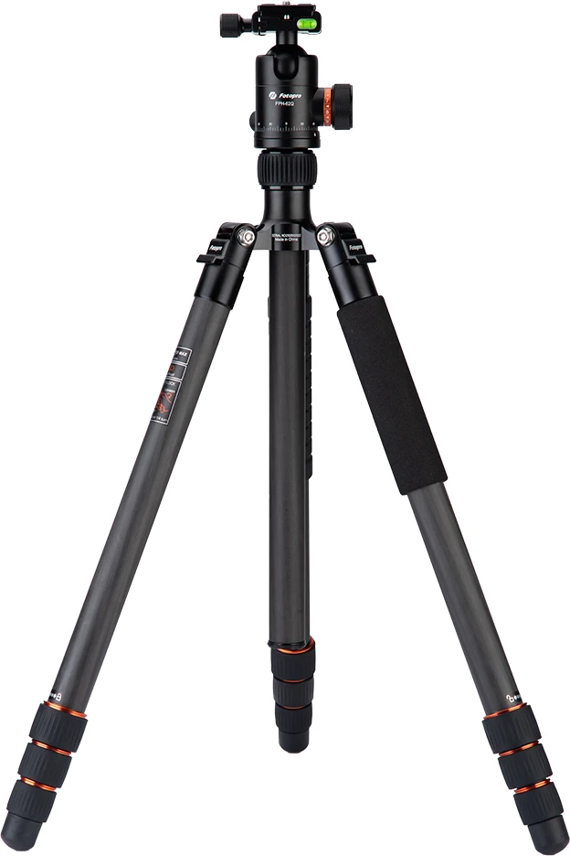 Stovas - Fotopro X Go Max Carbon Tripod (171cm, 12kg, nuimamas kojos)