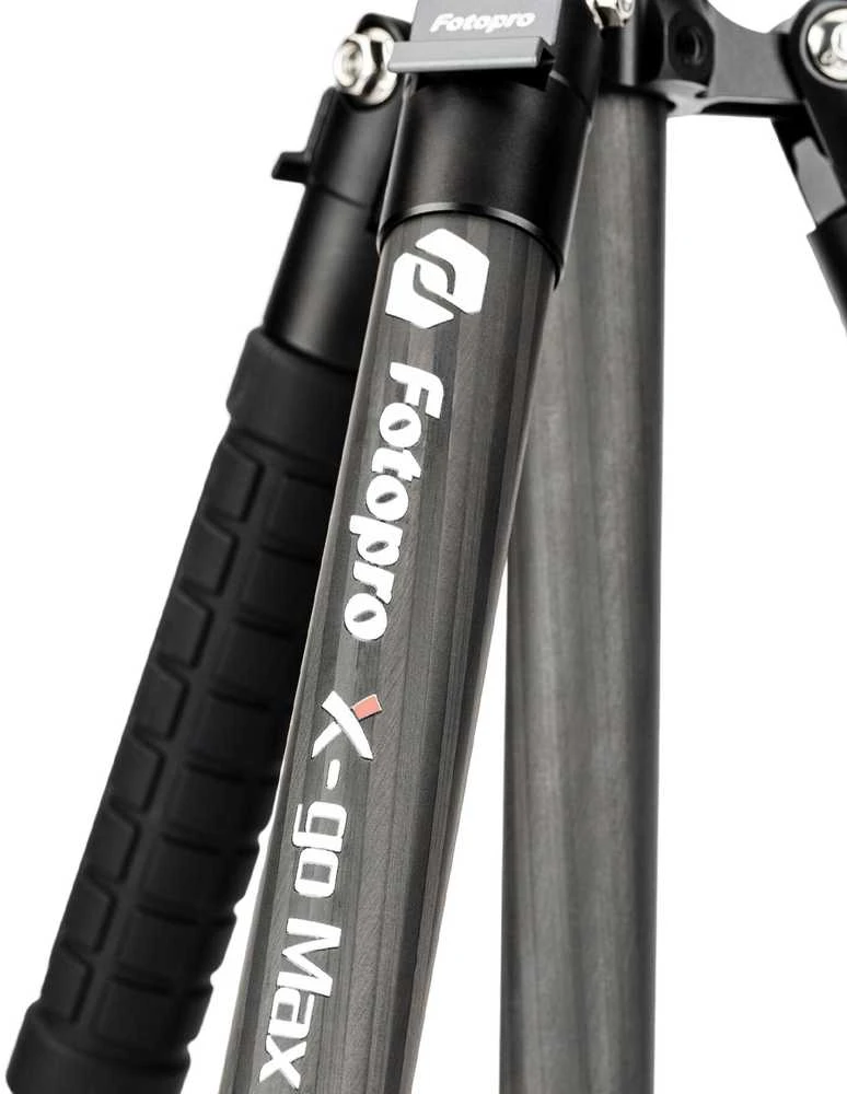 Stovas - Fotopro X go Max E 2 Anglies Stovas 170cm 47.5cm Monopodas Juodas