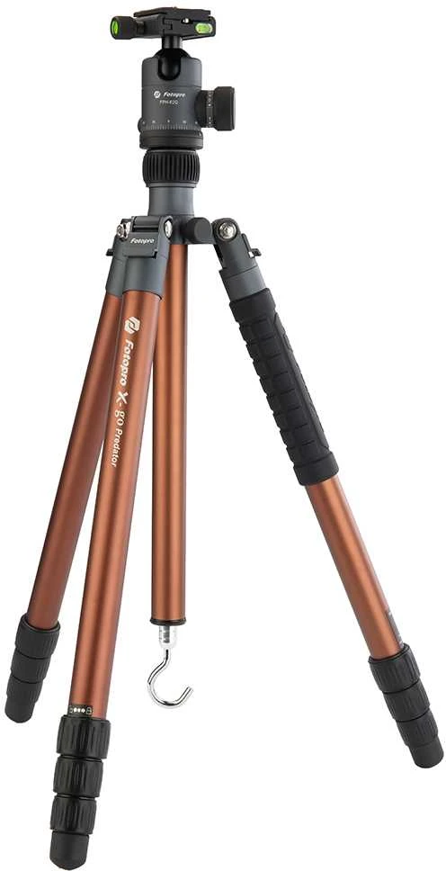Stovas - Fotopro X Go Predator 12kg apkrova 47-172cm aliuminis pilkas