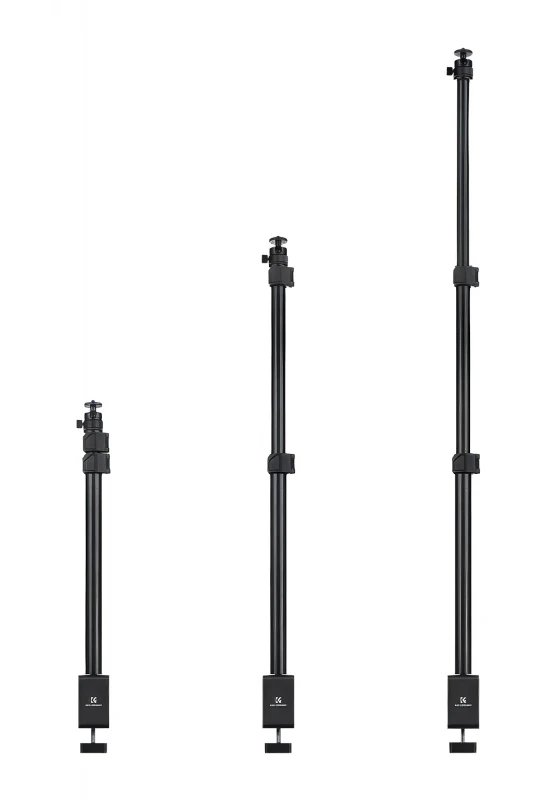 Stovas - K&F Concept C-Clamp Desktop Stand, 37-91cm, 10kg, Juodas
