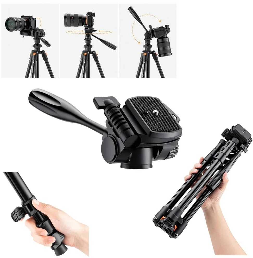 Stovas - K&F Concept K234A 175cm 4kg apkrova aliuminis