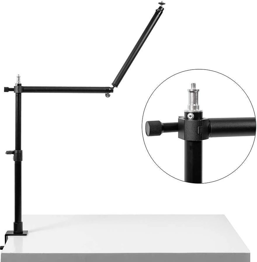 Stovas - MITOYA MTY85 16mm Galva 1/4'' Sriegis Reguliuojamas Aukštis 30-52cm