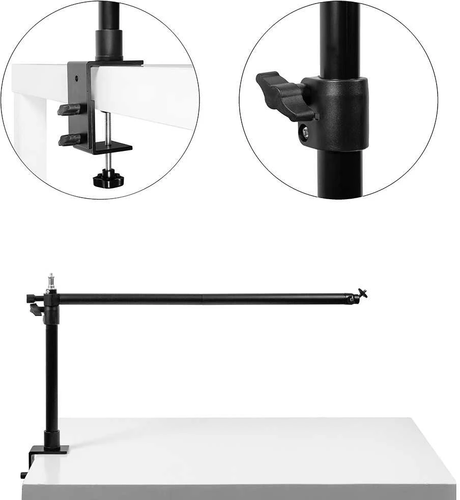 Stovas - MITOYA MTY85 16mm Galva 1/4'' Sriegis Reguliuojamas Aukštis 30-52cm